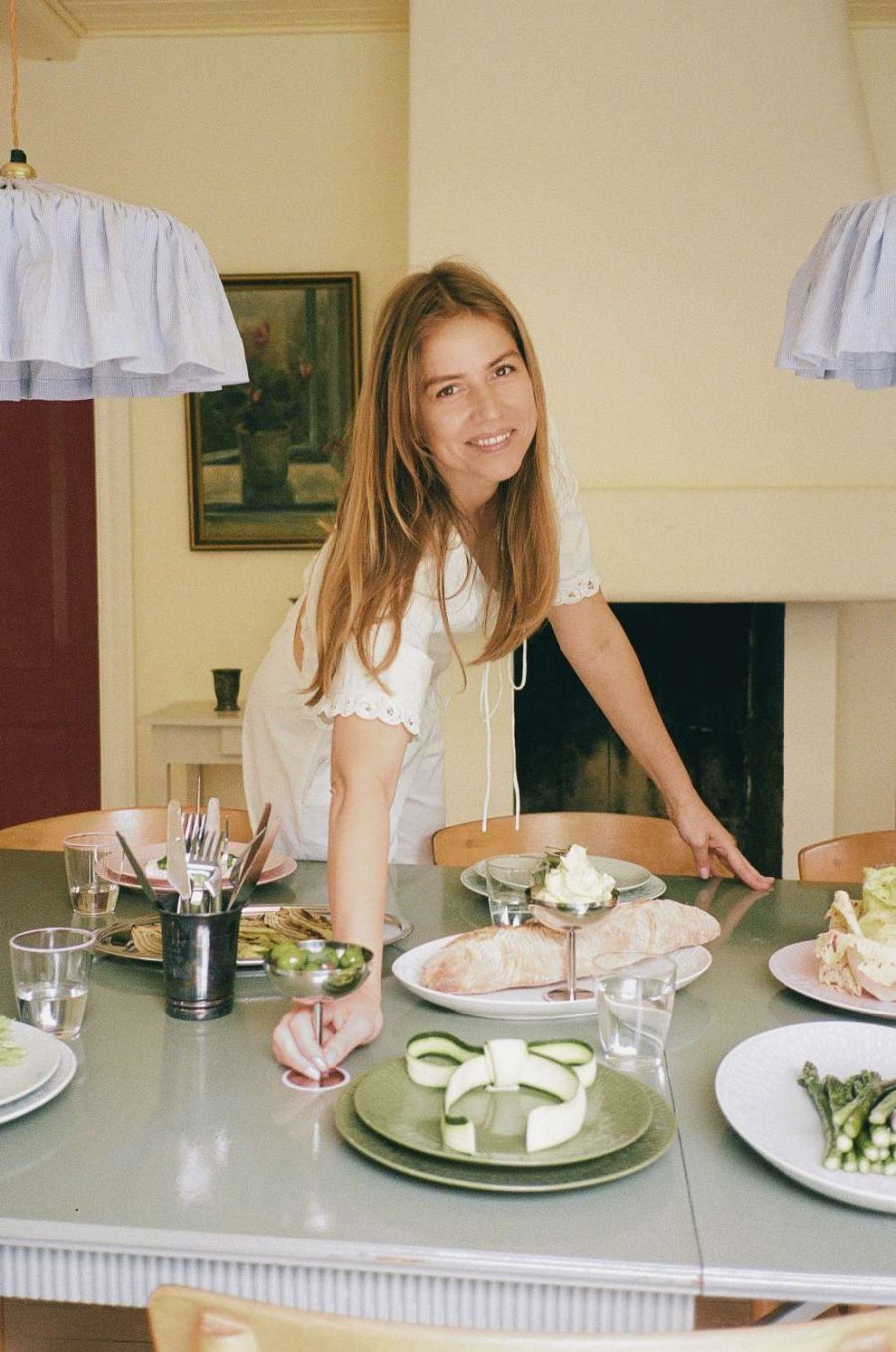 aida Confetti Serveringsfad 36,8 cm, Hvid