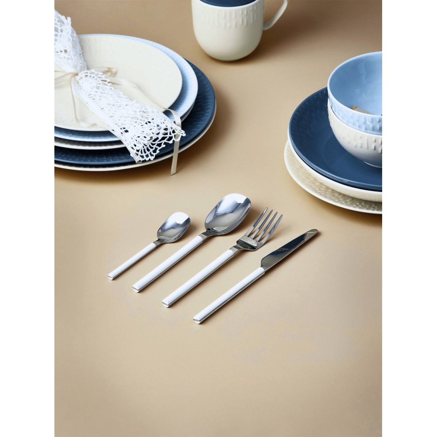 aida Confetti Bestiks�t 16 Dele, Hvid