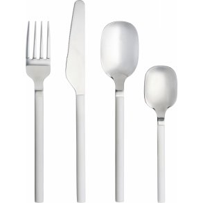 aida Confetti Bestiks�t 16 Dele, Hvid