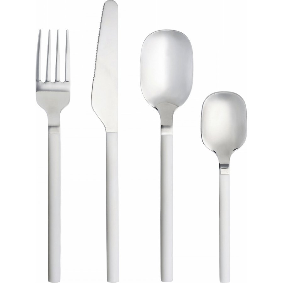 aida Confetti Bestiks�t 16 Dele, Hvid