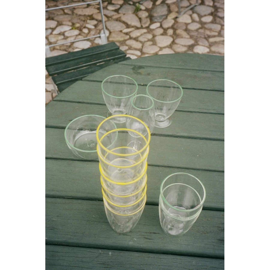 Life In Colour Art Vandglas 29 cl, Gul