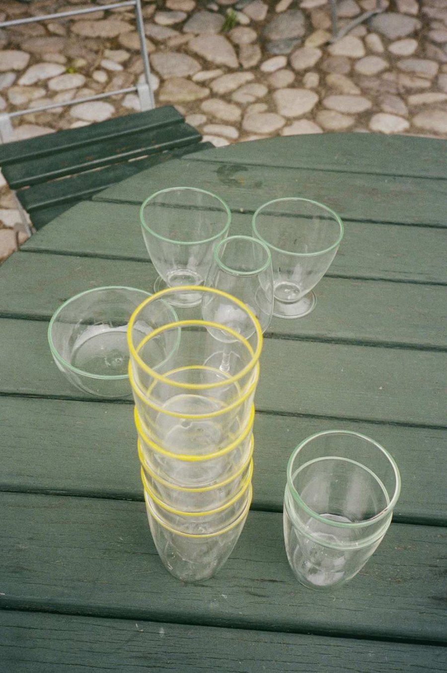 Life In Colour Art Vandglas 29 cl, Gul