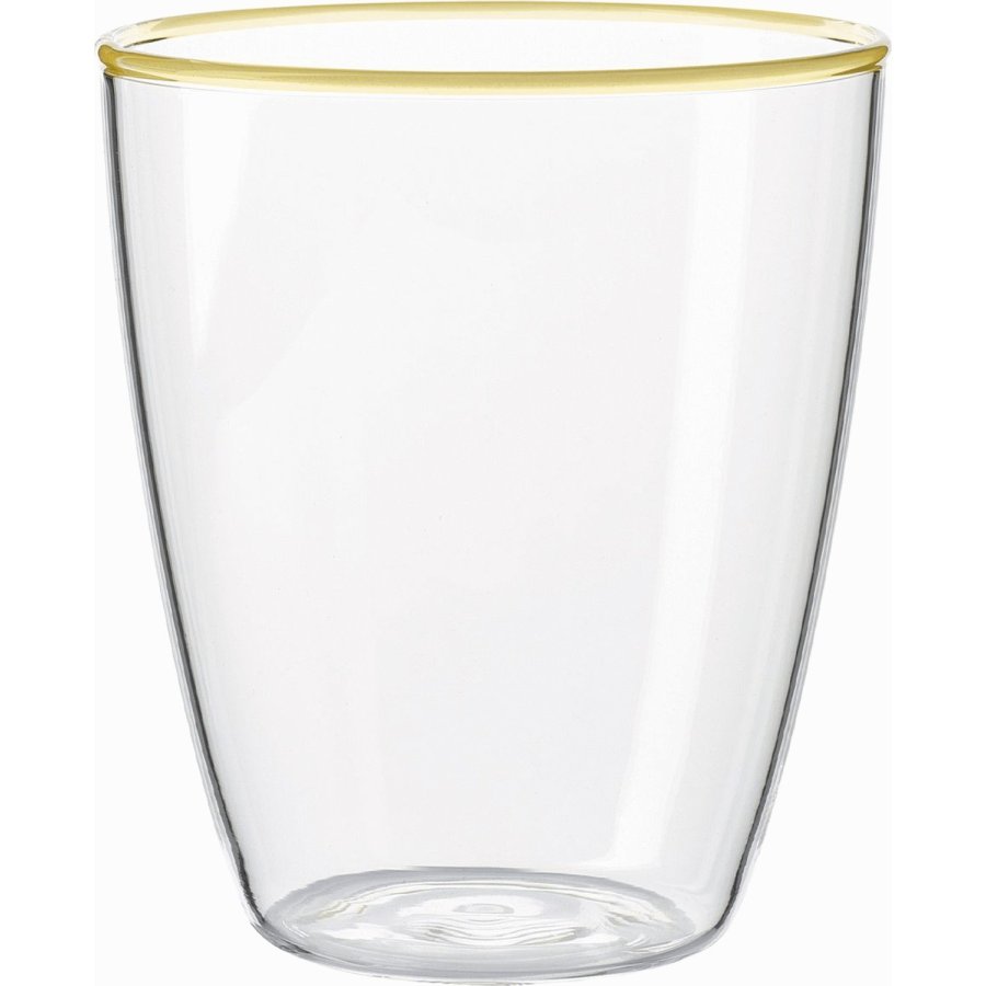 Life In Colour Art Vandglas 29 cl, Gul