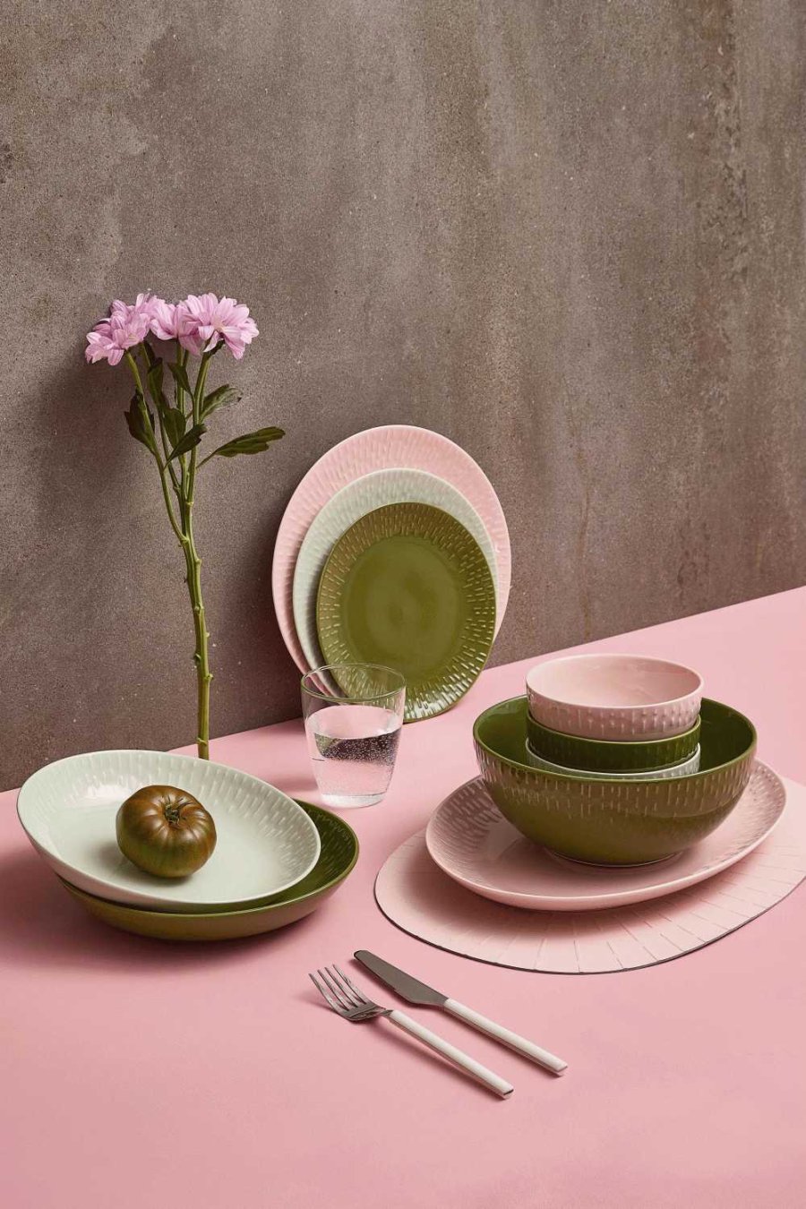 Life In Colour Art Vandglas 29 cl, Lysegr�n