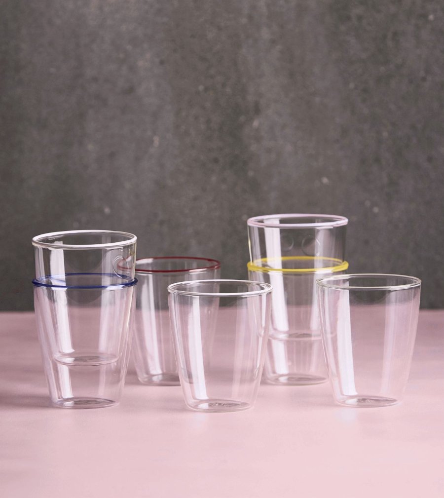 Life In Colour Art Vandglas 29 cl, Hvid