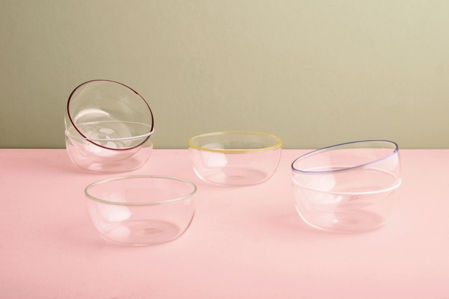 aida Life In Colour Sk�l �12 cm, R�d