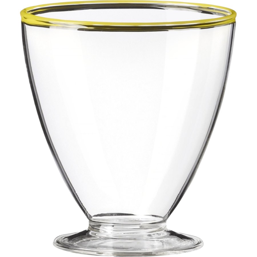 aida Life In Colour Dessertglas 29 cl, Gul