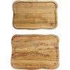 RAW Sk�rebr�t m. Saftrille 2 stk, Teaktr�