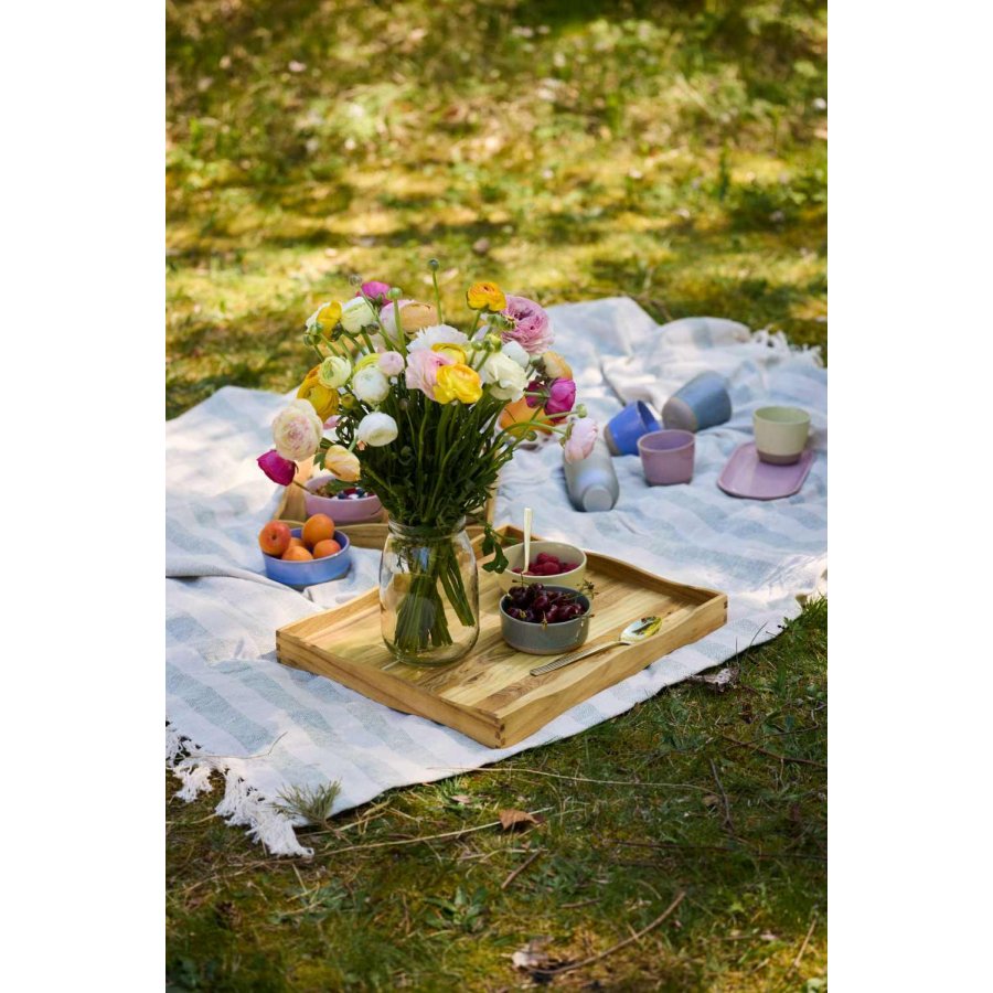RAW Serveringsbakke 41x48 cm, Teaktr�