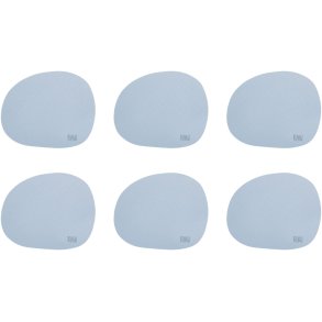 RAW Onderzetter 6 stuks 12,2x10 cm, Sky Blue