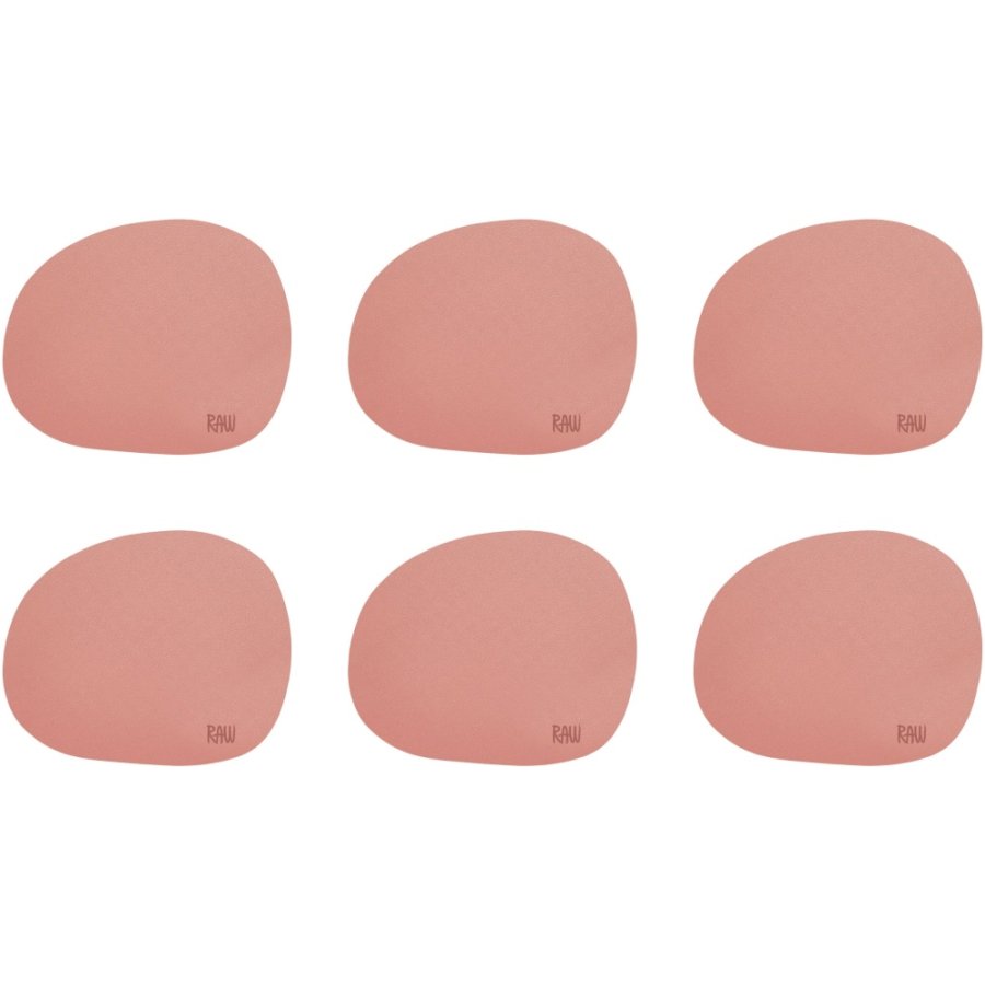 RAW Glasuntersetzer 6er Set 12,2x10 cm, Spice Rose