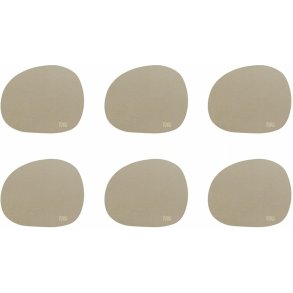 RAW Onderzetter 6 stuks 12,2x10 cm, Mellow Clay