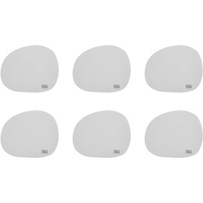 RAW Onderzetter 6 stuks 12,2x10 cm, Light Grey