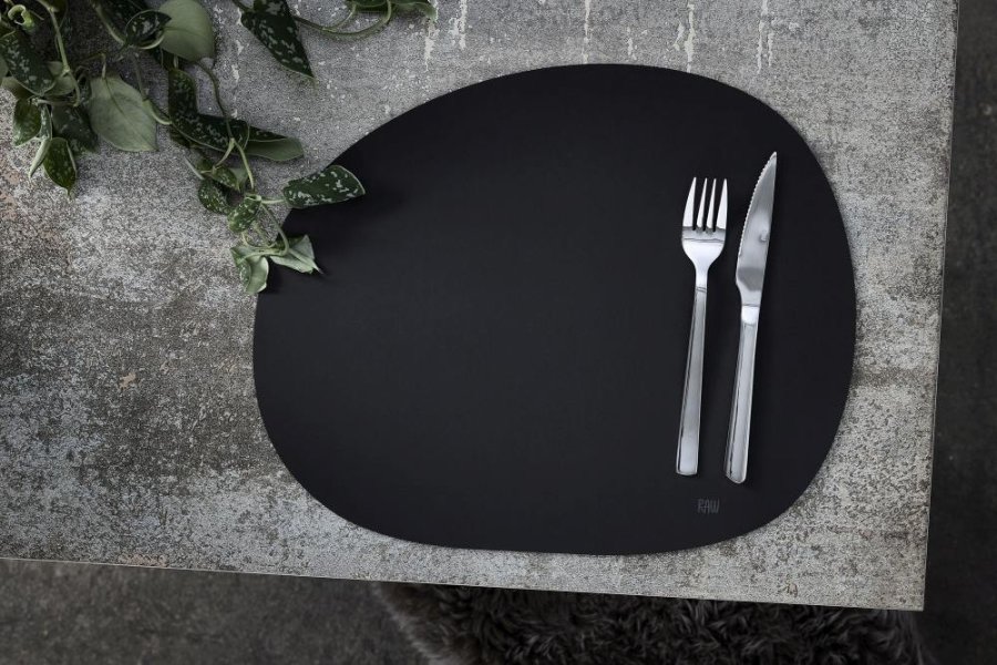 RAW Tischset 41x33,5 cm, Schwarz