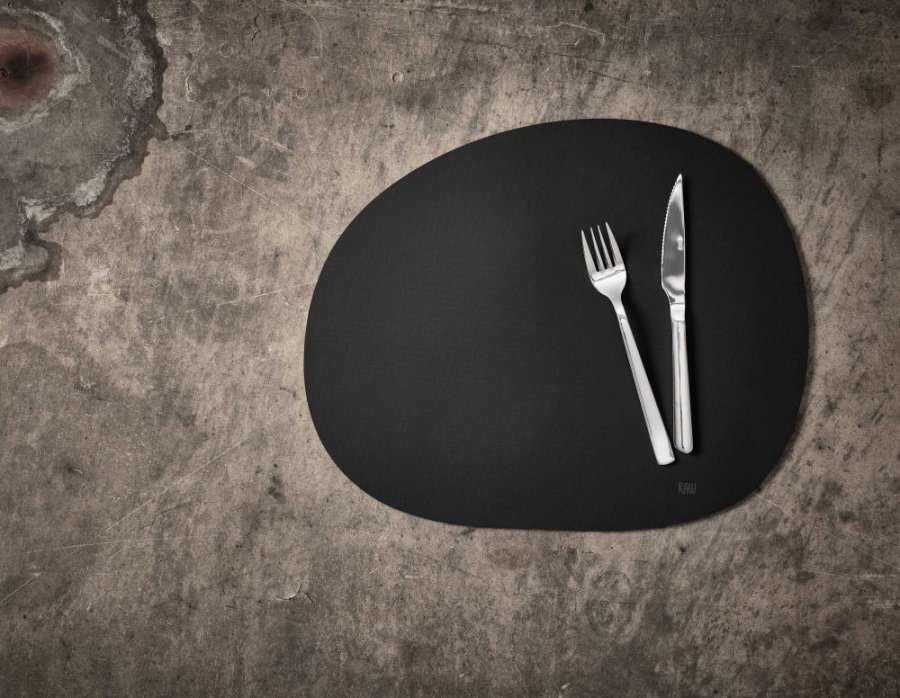 RAW Tischset 41x33,5 cm, Schwarz