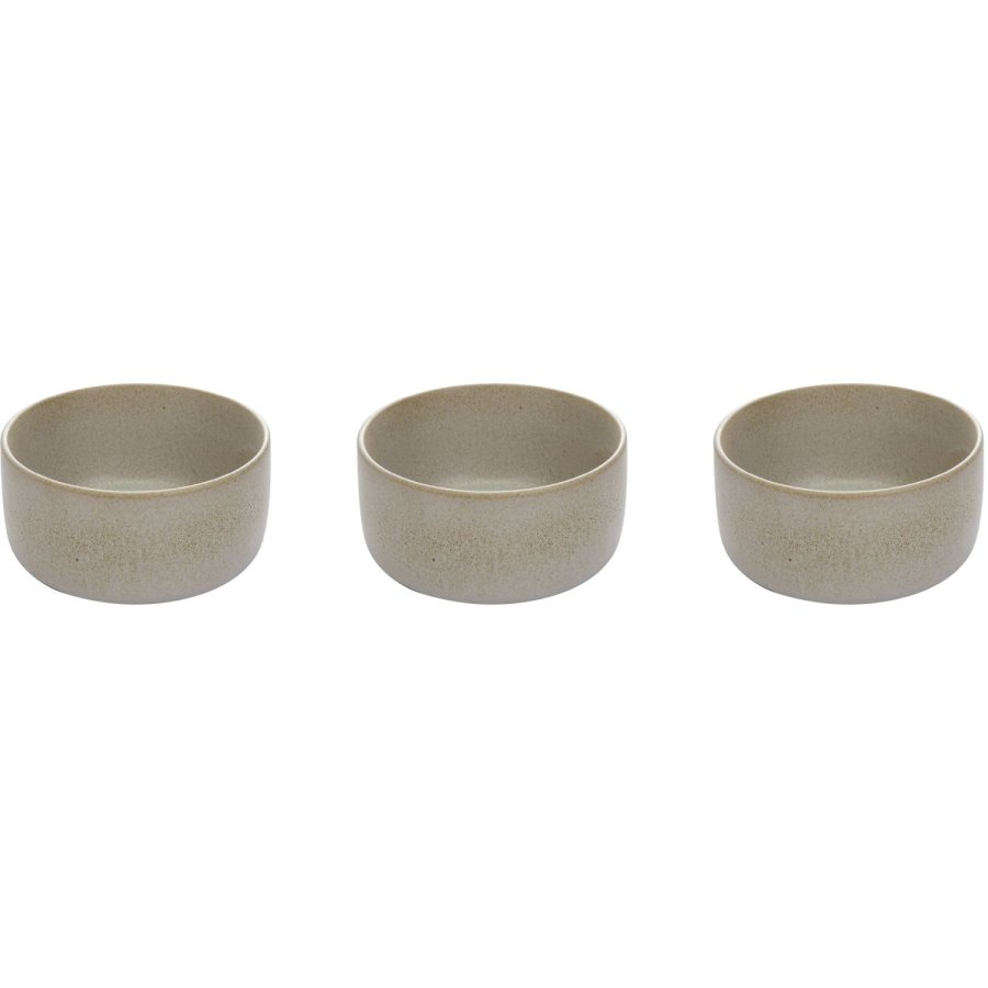 RAW Sk�l 3 stk. �7,5 cm, Sandy Beige