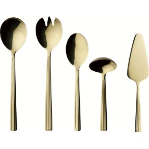 RAW Serveerbestekset 5-delig, Champagne Goud