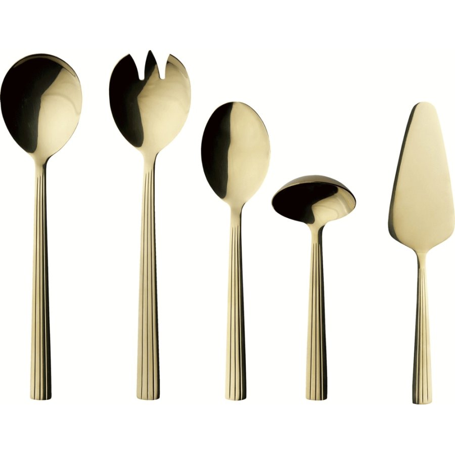 RAW Servierset 5-teilig, Champagner Gold