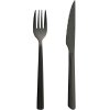 RAW Steakbesteck 8er Set, Mattschwarz