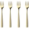 RAW Kuchengabel 4er Set 14 cm, Champagnergold