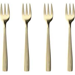 RAW Kagegaffel 4 stk. 14 cm, Champagne Guld