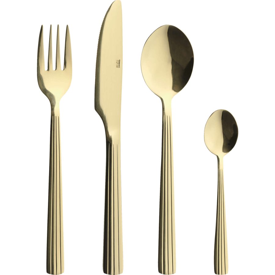 RAW Besteck 16er Set, Champagnergold