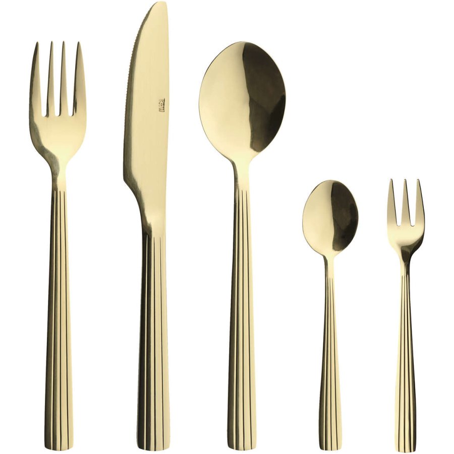 RAW Besteckset 60er Set, Champagnergold