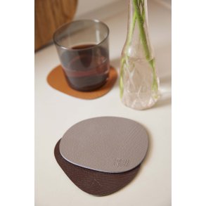 RAW Recycled Glasbrik 6 stk. 12,2x10 cm, Cinnamon Brown