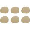 RAW Glasstck 6er Set 12,2x10 cm, Beige