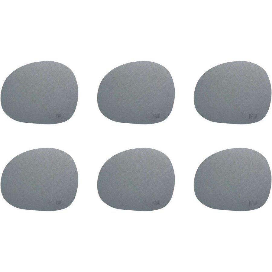 RAW Glasstck 6er Set 12,2x10 cm, Grau