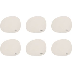 RAW Glasbrik 6 stk. 12,2x10 cm, Light Grey