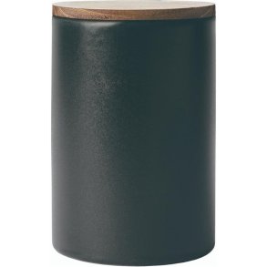 RAW Utensiliendose mit Deckel H15 cm, Titanium Black