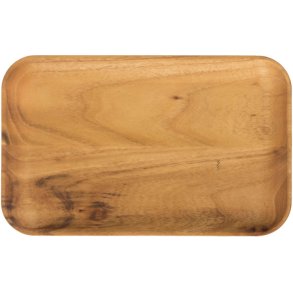 RAW Tallerken 23,7x14,9 cm, Teak