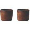 RAW Eierbecher 2er Set H4,3 cm, Teak