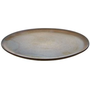 RAW Teller 23 cm, Metallisches Braun