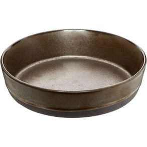 RAW Suppenteller 19,4 cm, Metallisches Braun