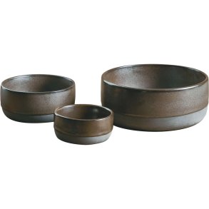 RAW Schale 3er Set, Metallisches Braun