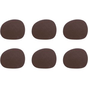 RAW Recycled Glasbrik 6 stk. 12,2x10 cm, Brun