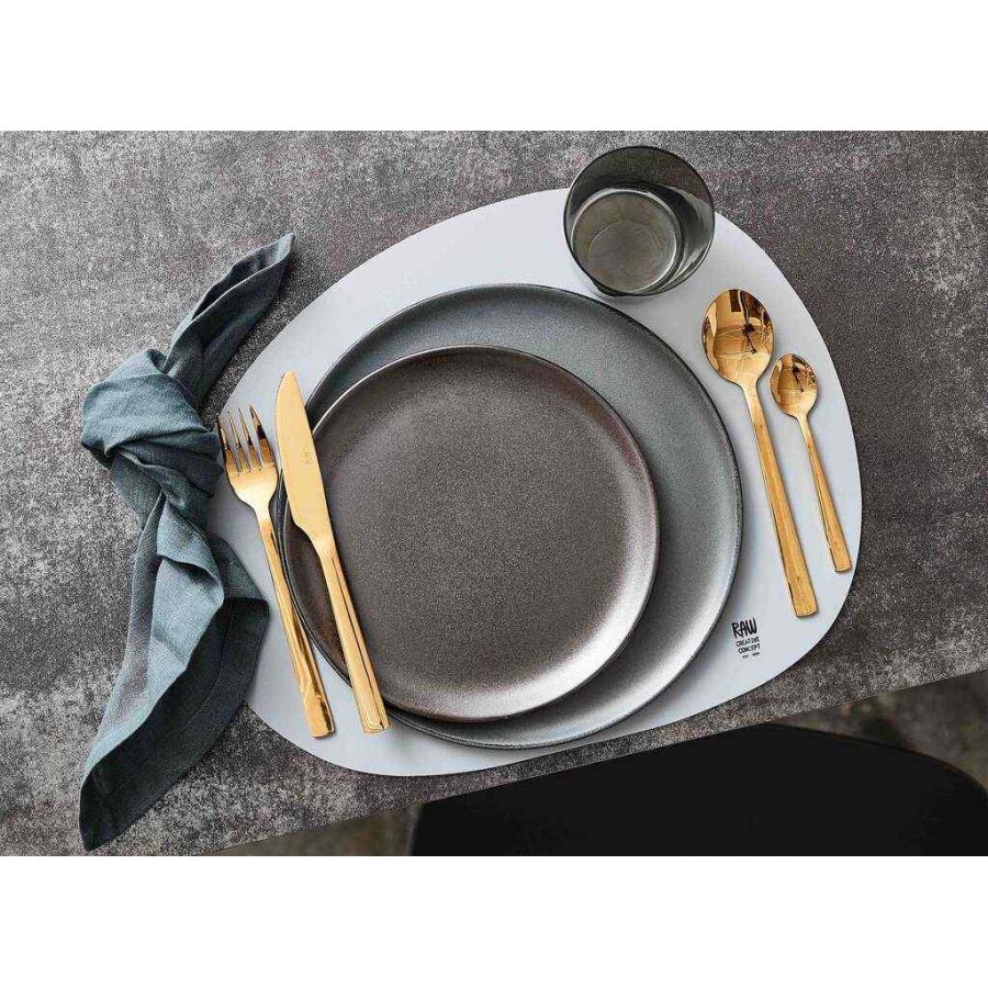 RAW Stoffserviette 4er Set 45x45 cm, Dark Grey