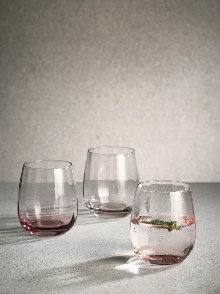 SHOLM Sonja Drikkeglas 2 stk. 30 cl, Raspberry