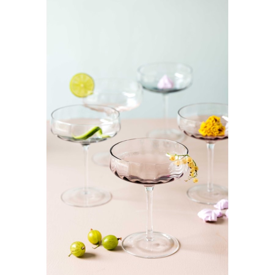 SHOLM Sonja Champagneglas 30 cl, Raspberry