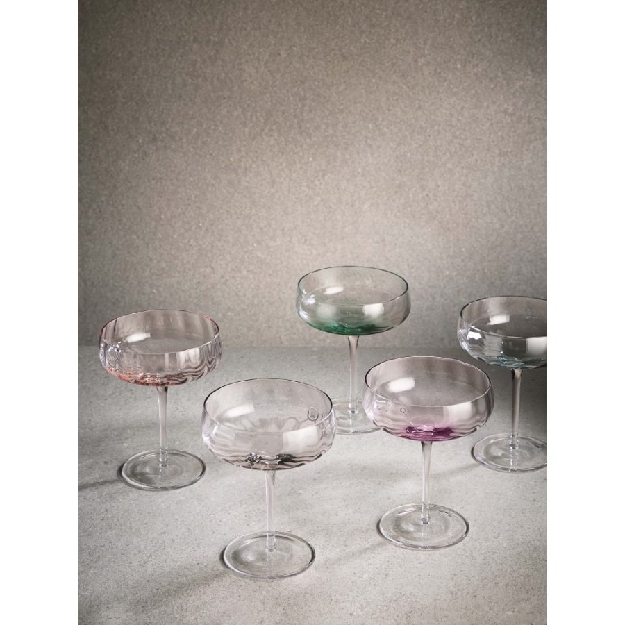 SHOLM Sonja Champagneglas 30 cl, Raspberry