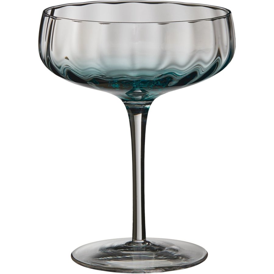 SHOLM Sonja Champagneglas 30 cl, Petrol Blue