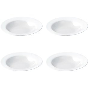 aida Caf Der Suppenteller 4er Set 22 cm, Wei