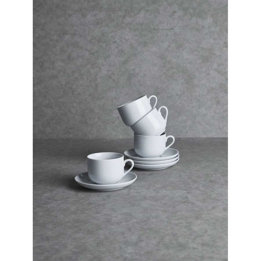 aida Atelier Kaffeetasse 4er Set 18 cl, Wei