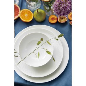 aida Relief Salatskål Ø25 cm, Hvid