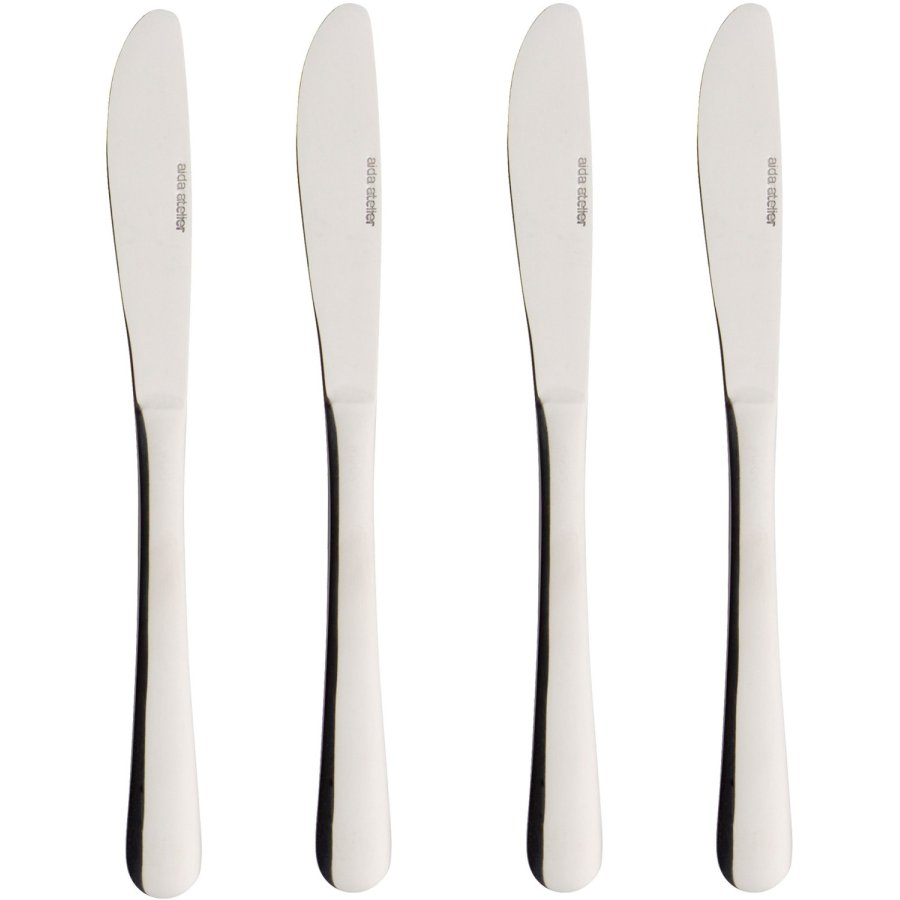 aida Atelier Kniv 4 stk. 26 cm, Blankt St�l