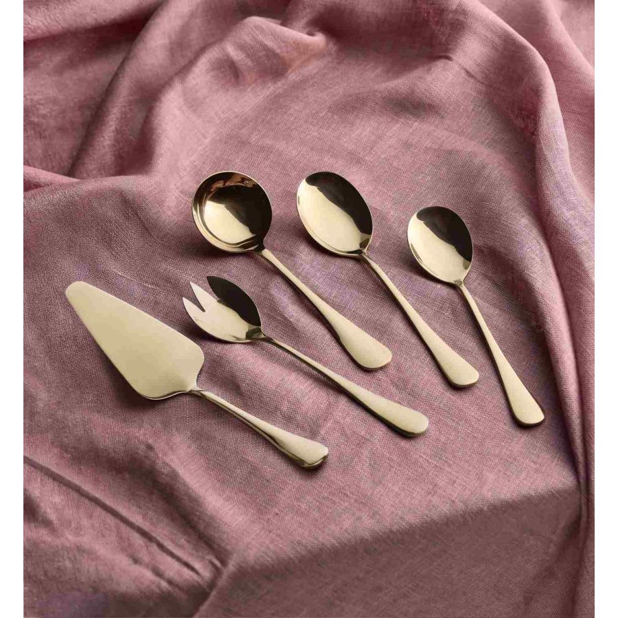 aida Atelier Serveringss�t 5 Dele, Guld