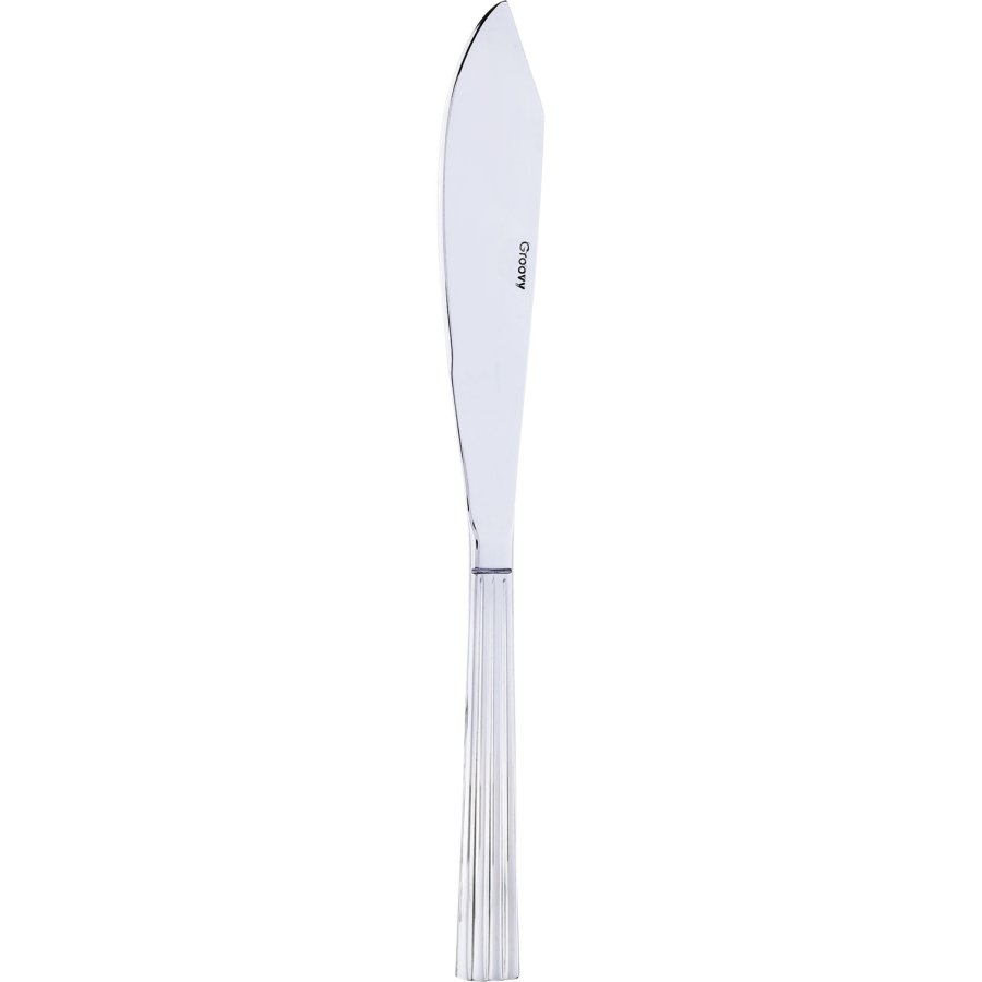 aida Groovy Lagkagekniv 30 cm, S�lv