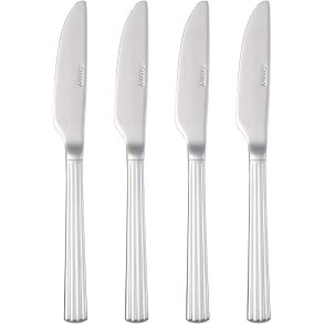 aida Groovy Kniv 4 stk. 22,5 cm, Blankt St�l